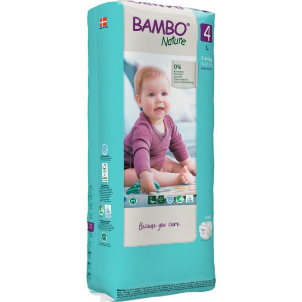 Bambo Nature Pack Fraldas 4L 7-14Kg 5×20
