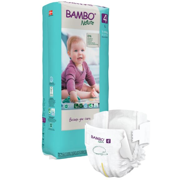 Bambo Nature Pack Fraldas 4L 7-14Kg 5×20