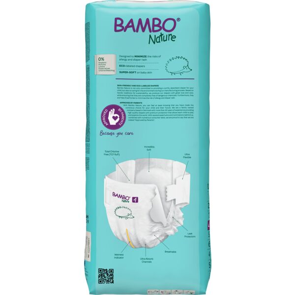 Bambo Nature Pack Fraldas 4L 7-14Kg 5×20