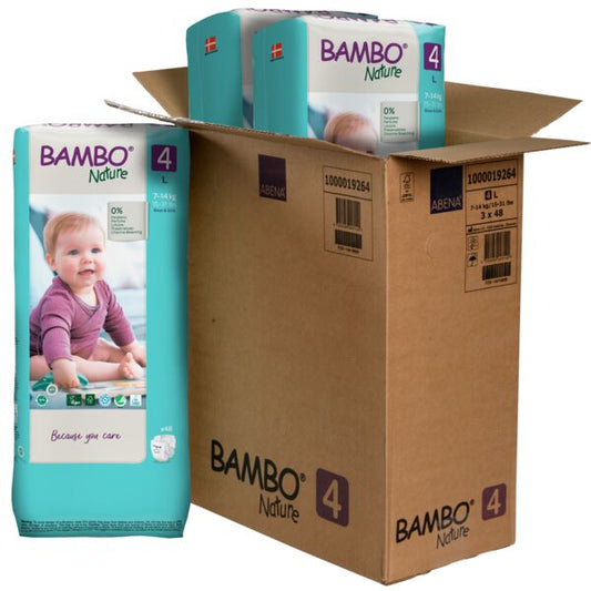 Bambo Nature Pack Fraldas 4L 7-14Kg 5×20