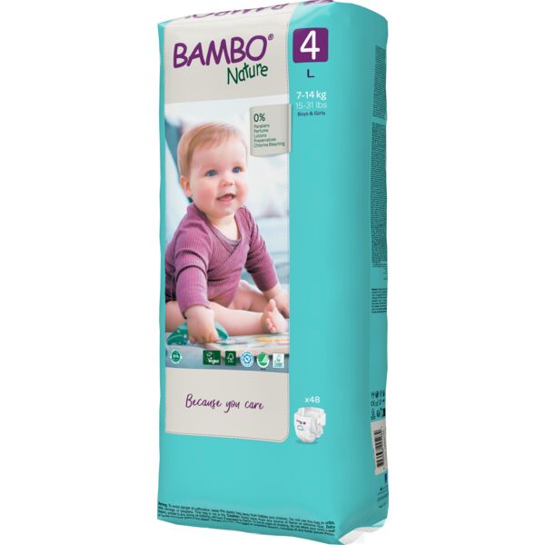 Bambo Nature Pack Fraldas 4L 7-14Kg 5×20