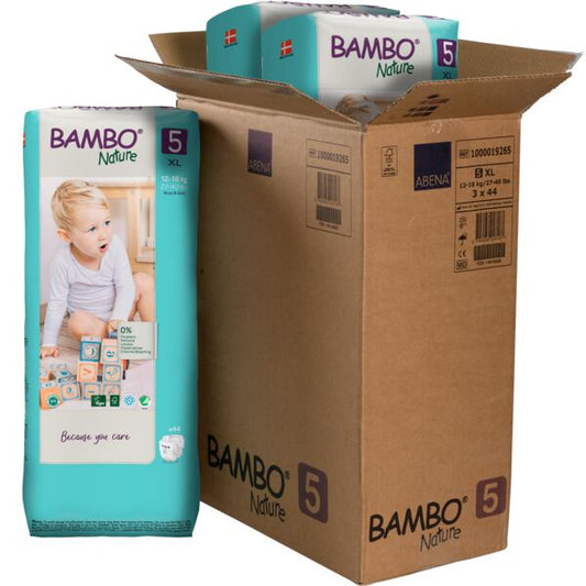 Bambo Nature Pack Fraldas 5XL 11-17Kg 5×19